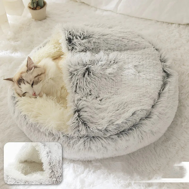 CoccolaNest™ – Cuccia in Peluche Ultra Morbida per Cani e Gatti di The pets store™