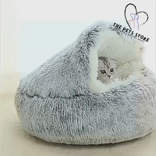 CoccolaNest™ – Cuccia in Peluche Ultra Morbida per Cani e Gatti di The pets store™